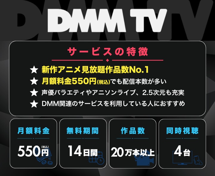 DMM TV_画面