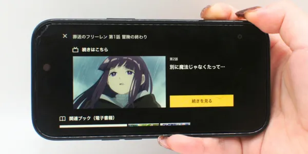 dアニメストア_エピソードの連続再生機能の有無