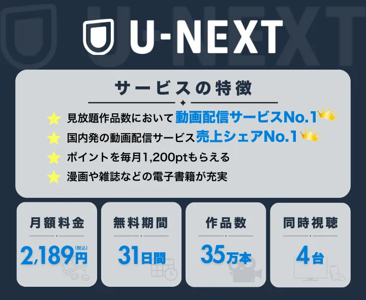 U-NEXT_画面