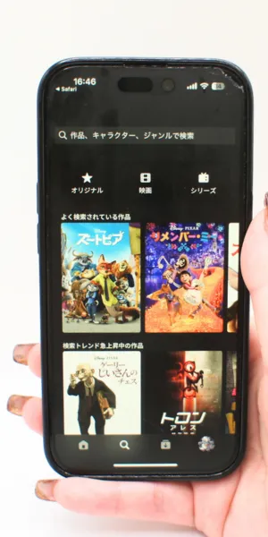 ディズニープラス_検索機能の充実1