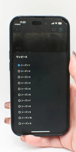 Amazon_作品ページでのシーズン選択の有無