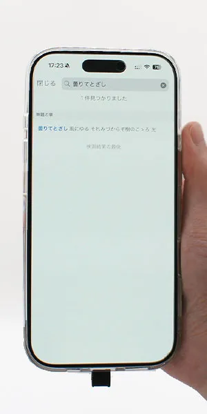 楽天Kobo_コンテンツ内単語検索