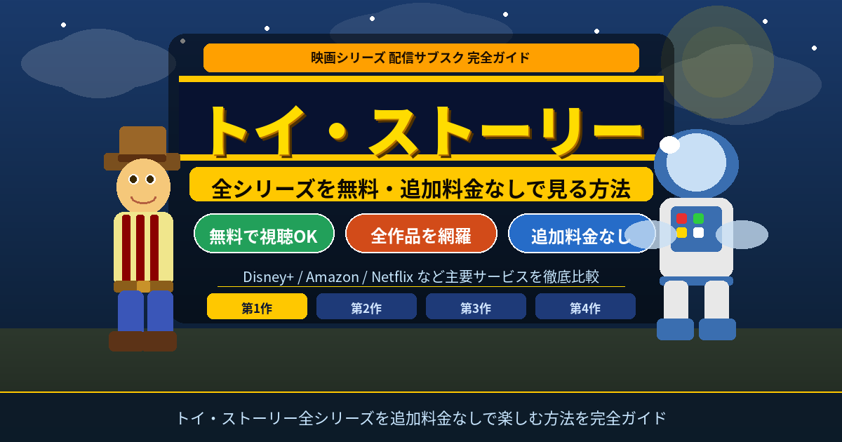 トイ・ストーリー配信 アイキャッチ画像